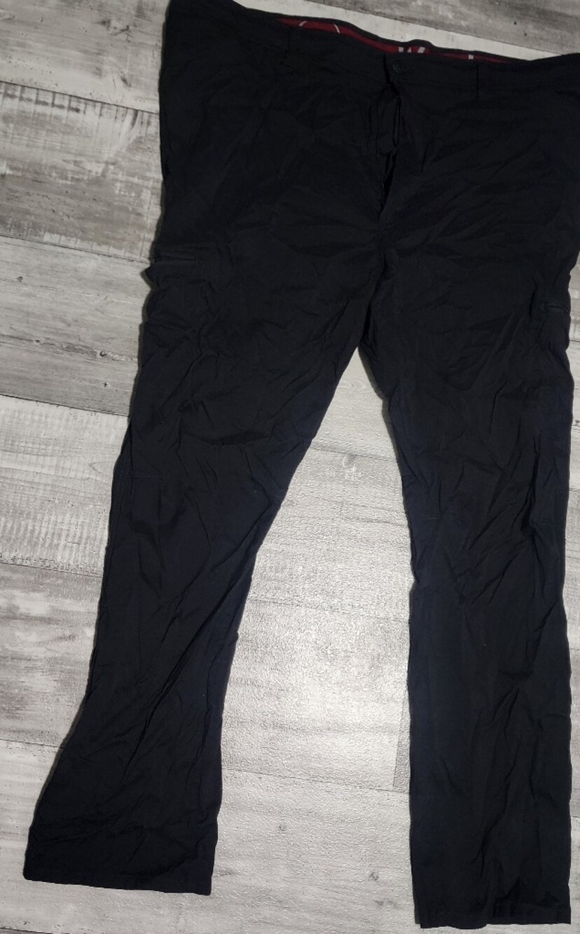 Mens Wrangler Black Lightweight Casual Pants